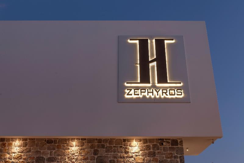 Zephyros Hotel Myrties Exterior foto